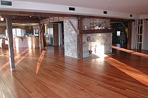 Large Barn Restoration Project with Heart Pine