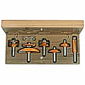 6-Piece Cove Cabinetmaking Set ½” Shank
